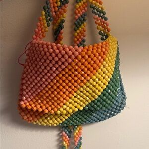 NEW Isaac Mizrahi Multicolor Beaded Women's Bag